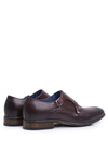 Men's Casual Leather Monk Half Boots Nikopol Brown 1720