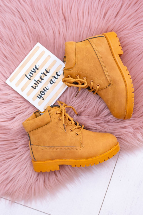 Kids' Warmed Trappers Booties Camel Dexter