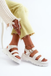 Women's Sandals on Chunky Sole White Nicarda