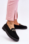 Tenisówki Damskie Wsuwane Slip-On Ozdoba Czarne Alena
