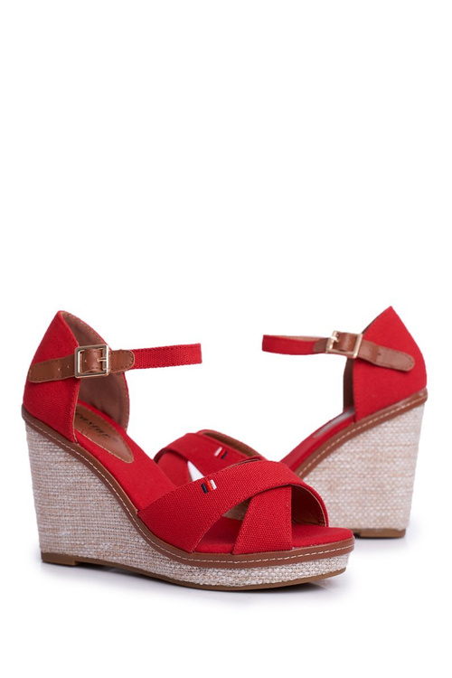 Women's Anchor Sandals Red LaMane