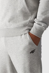 Men's Jogger Sweatpants 4FWMM00TTROM0942-27M Gray Melange