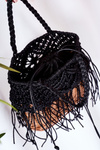 Braided Handbag Basket NOBO XK0050 Black
