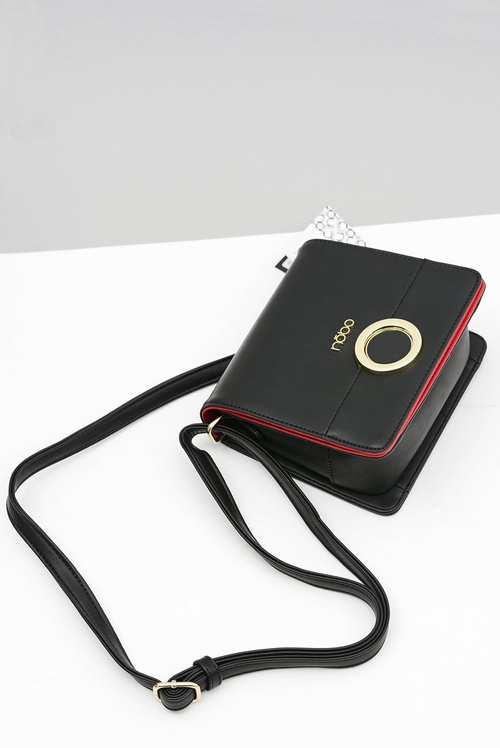 Nobo Women's Small Black Handbag Letter Bag