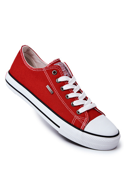 Trampki Męskie Cross Jeans Czerwone JJ1R4002C