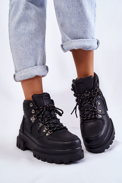 Buty Trekkingowe Damskie Czarne Lee Cooper LCJ-22-31-1435