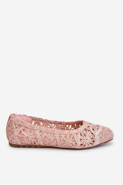 Openwork Fashionable Ballerinas Pink Thiago