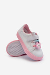 Children's Sneakers Trainers with Velcro White-Pink Pennyn