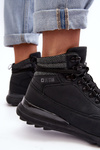 Buty Trekkingowe Trapery Sznurowane Czarne Big Star MM274677