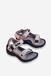 Sandałki Dziecięce Szaro-Różowe Lee Cooper LCW-23-34-1681