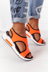 Wedge Slip-On Sandals Orange Zoey