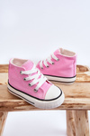 Children's High Sneakers Pink Filemon