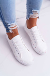 Women's Sneakers In Floral Openwork White Loriann