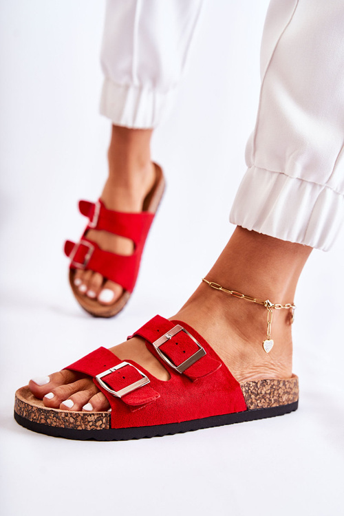 Women's Slippers Red Misandei