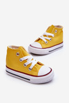 Children's High Sneakers Yellow Filemon
