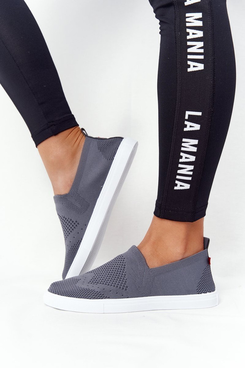 Women's Slip-on Sneakers Big Star FF274A607 Grey 