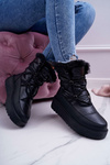 Women's Fleece-lined Snow Boots Black Calma