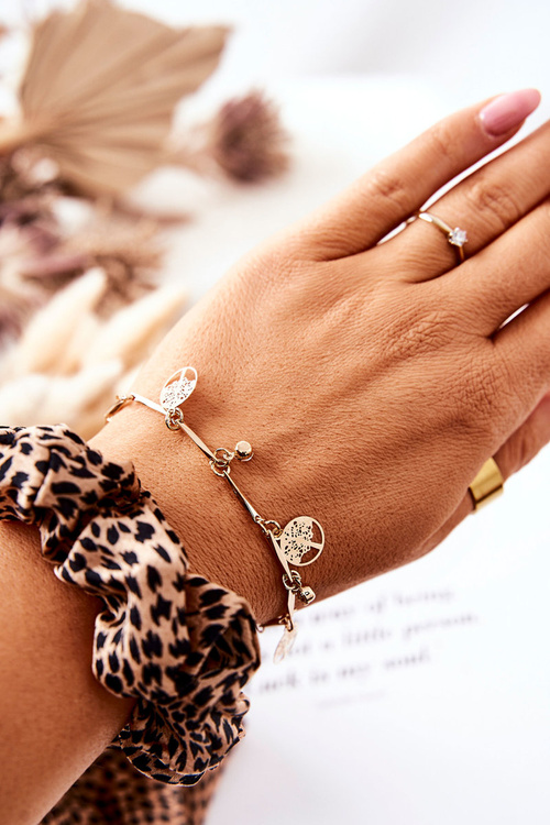 Bracelet Tree Pendants Gold Voleris
