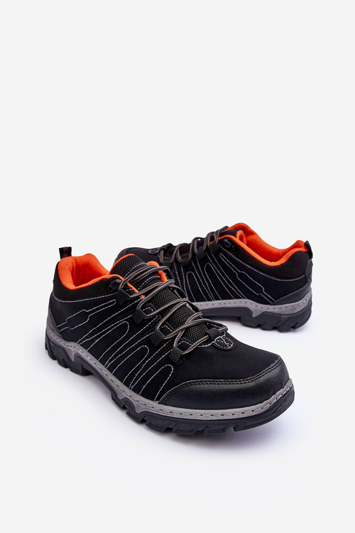 Men's Low Trekking Shoes Black Orlando