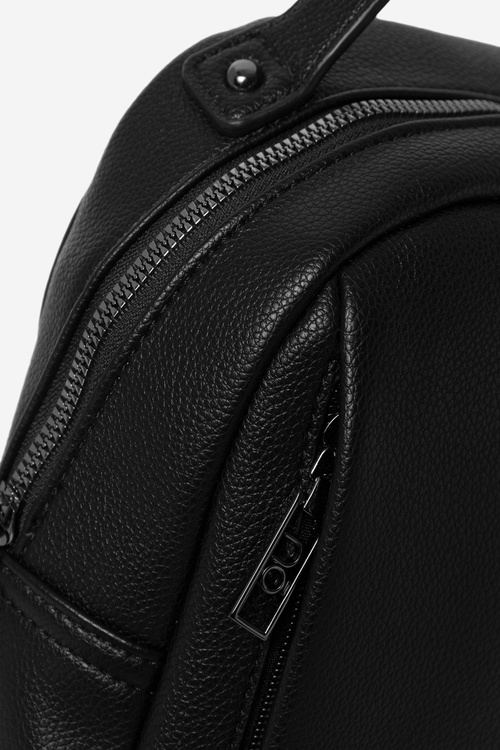 Women's Small Faux Leather Backpack NOBO BAGP230-K020 Black