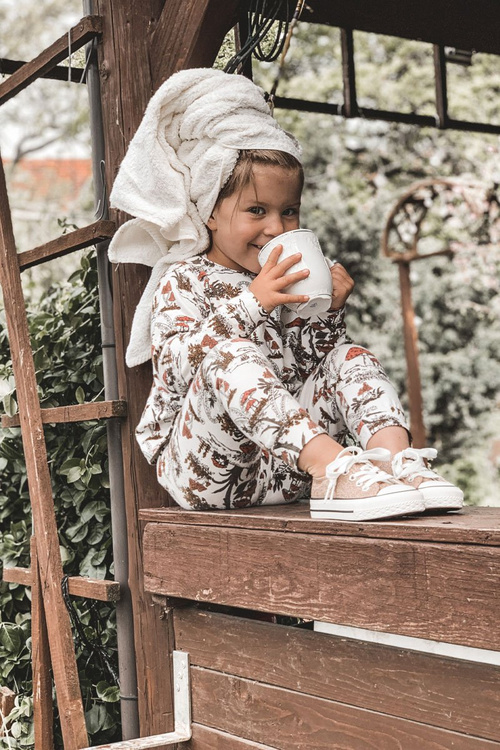 Children's Glitter Sneakers Rose Gold Bling-Bling