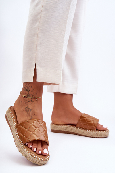 Klapki Damskie Platforma Camel Lullaby 1BP-0403