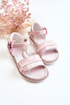 Sandały Dziecięce Ozdobny Motylek Różowe Nicoll