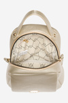 Women's Small Backpack Made of Eco Leather NOBO BAGP230-K023 Gold