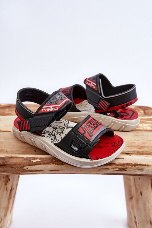 Children's Sandals Grendene Kids JJ385011 Black and Red