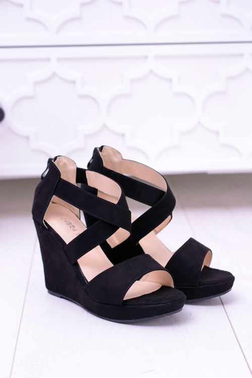 Comfortable Women's Black Sandals Koturny Mirabet