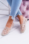 Vices | Powder Mokassin Ballerinas Flower Mesh Rede