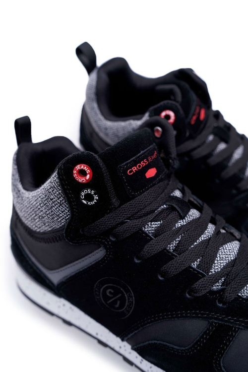 Obuwie Sportowe Męskie Cross Jeans Czarne EE1R4119C