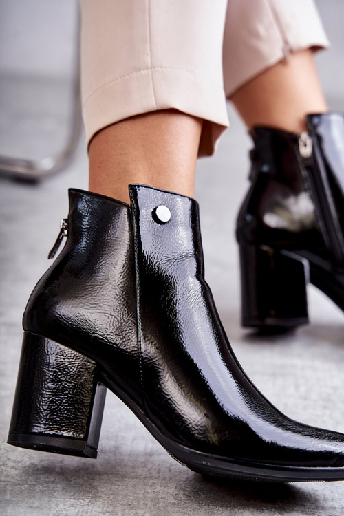 Women's Lacquered Boots La.Fi 260039B-LA Black