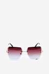 Women's Sunglasses with Gradient Lenses UV400 Gold-Brown