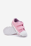 Girls Sneakers With Velcro Lee Cooper LCW-25-02-3265K Pink
