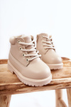 Children's Warm Trappers Boots Light beige Dexter