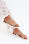 Classic Women's Slip-On Sandals Beige Felira