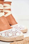 Women's Sandals On Wedge White Vieno