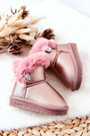 Fleece-lined Snow Boots Pink Bessie