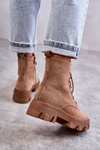 Suede Warm Boots Workers Brown Darvin