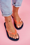 Women's Sliders Flip-Flops Big Star FF274A297 Navy