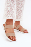 Classic Women's Slip-On Sandals Beige Felira