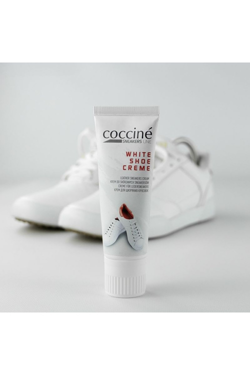 COCCINE WHITE SHOE CREAM Odżywczy Krem Do Pielęgnacji Obuwia 75ML