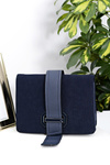 Women's Handbag Navy Blue Letterbox