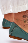Classic Leather Women’s Ballerinas Maciejka 01358-36 Turquoise