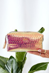 Iridescent Cosmetic Bag NOBO F042 Pink