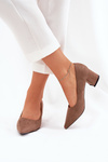 Women's Stiletto Heels With Pointed Toes Khaki Merinette
