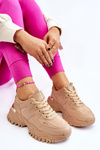 Classic Sport Platform Shoes Dark beige Bowie