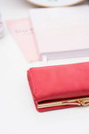 Small Women's Red Big Wallet