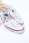Children's Sneakers With Lace White Roly-Poly